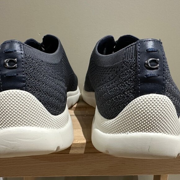 Men's Coach Derby Knit Runner Brogue Lace Up Sneakers, Size 10.5 - Picture 5 of 8